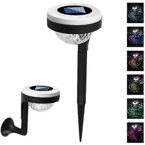 Lampes solaires encastrées au sol, étanches, pour éclairage paysager extérieur de jardin, LED (1/5)