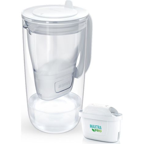 Carafe filtrante Brita Glass 1MaxtraProPP grise (1/5)