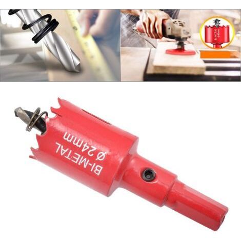 FENOPLASTICA24mm Bi-Metal Hole Saw (M42 HSS), Heavy Duty Wood Aluminum Iron Plastic (1/5)