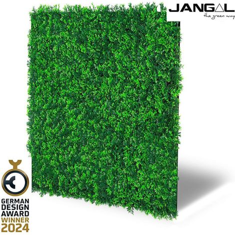 JANGAL Pannelli acustici Modulabili in FLORA sintetica ULTRAREALISTICA 52x52cm mod. DESIGN GRASS