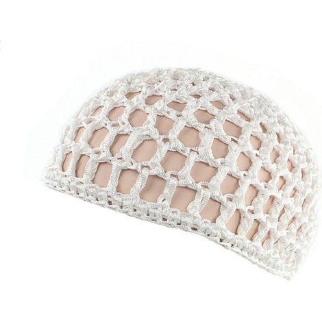 Bonnet en filet à cheveux crocheté, résille, snood, ornement pour dormir (1/5)