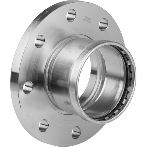 Viega Sanpress Inox LF Sanpress Inox XL LF-Flanschübergang, DN 80, d 88,9mm, n 8 Stahl nichtrostend Modell 2359XLLF, 667023