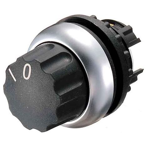 Eaton M22-WR Botón selector negro duradero IP66