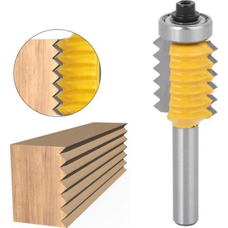 1 Pcs Finger Joint Router Bit Shank Cutter Tool Individual Fingers Cutters Woodworking Chisel Cutting Equipment With 8Mm/0.3In Shank Diamètre(8 24) (1/5)