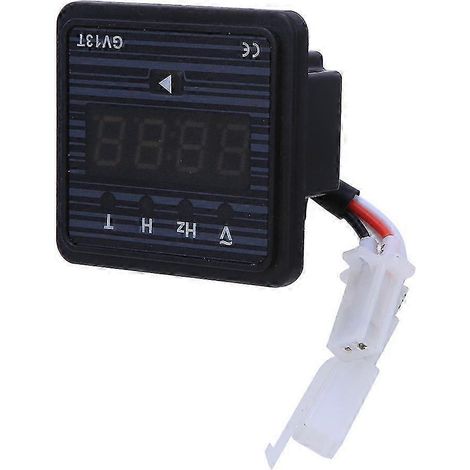 Compteur digital moteur 4 chiffres LED haute luminosité pour générateur GV13DC, tachymètre précis, affichage clair, compatible groupe électrogène. (1/4)
