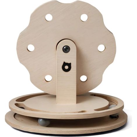 MAMAPETZ - Jouet tour de jeu en bois pour chat Joly Whirl (1/4)