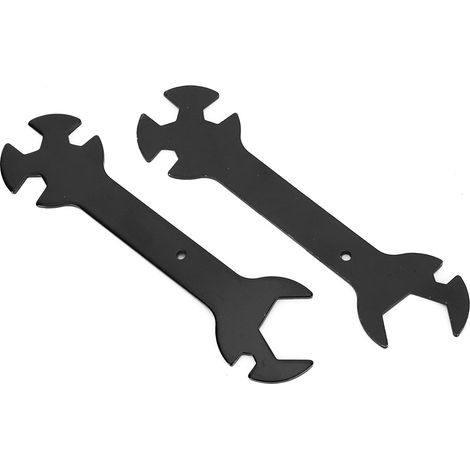 2 Stück Multifunktionsschlüssel aus Aluminiumlegierung, tragbarer Mehrzweckschlüssel, 3D-Druckerzubehör (1/5)