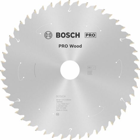 Bosch Kreissägeblatt Standard for Wood für Akkusägen 216 x 1,7/1,2 x 30 48 Zähne
