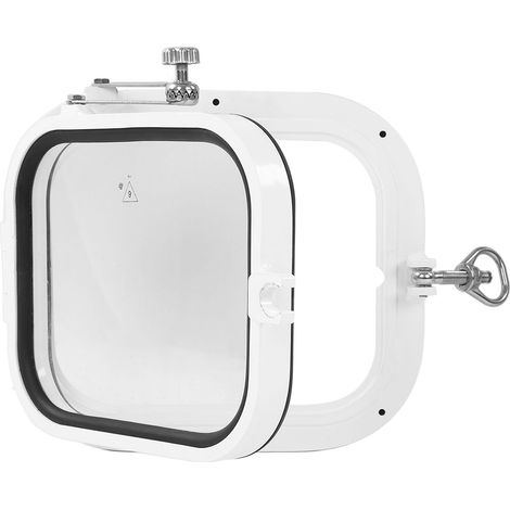 Hublot de fenêtre en verre trempé, ouverture interne à 180 °, pour bateau marin, Yacht, L350mm H300mm