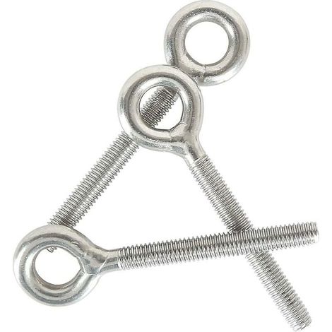 Anneaux M8 en acier inoxydable 304 soudés, vis à œillet fermé, tige, vis résistante à la corrosion, lot de 5 (1/5)