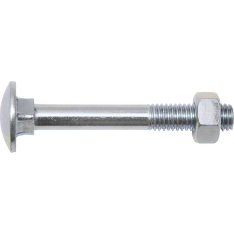 SWG 223 6 30 67 Boulon de carrosserie 6 mm 30 mm 4 pans DIN 603 acier galvanisé 50 pc(s) A360892 (1/2)
