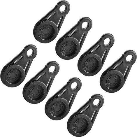 10 Pièces Boucle De Disque Clips De Bâche De Camping Pinces Pour Auvent De Tente Pinces à Auvent Clips De Toile De Bâche Pince à Auvent Agrafe De Toile Plastique Serrer (1/4)