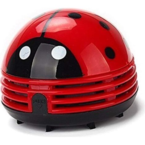 Mini aspirateur coccinelle mignon, aspirateur de bureau sans fil pour les coins, aspirateur de table mignon pour la maison et le bureau (1/5)