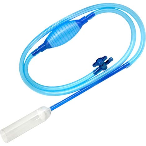 2.5m Changeur Eau Aquarium avec Filtre Gravier Intégré Pompe Siphon Manuel Contrôle De Débit Outil Nettoyage Aquariophilie pour Gravier Et Poissons (1/5)