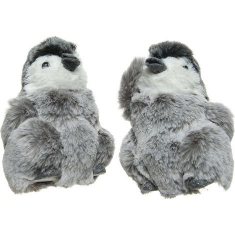 Pinguini Grigio dim 9x9x13 cm Pezzo Singolo