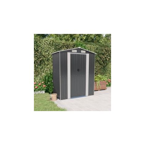 Abri de jardin Anthracite 192x108x223 Acier galvanisé (1/5)
