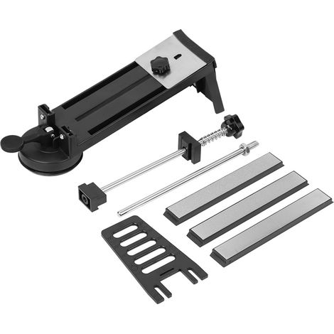 1 Kit d'affûtage, angle réglable 10-30°, 3 pierres diamant, acier inoxydable 304, cuisine (1/5)