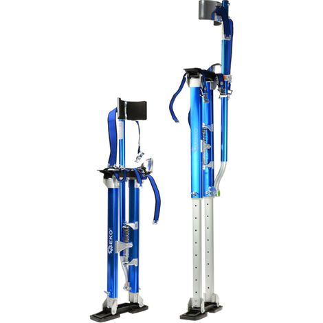 TRAMPOLI ALLUMINIO DA LAVORO PER EDILIZIA PER CARTONGESSO ALTEZZA 61-101 cm GEKO