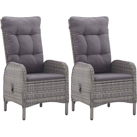 Maison Exclusive - Set Mobili da Pranzo per Giardino 3 pz Grigio (1/5)