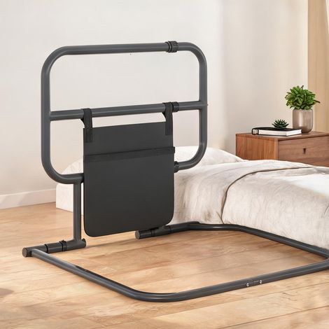 Barrière de lit pliable en acier et polyester dimensions 61 x 66 (1/5)
