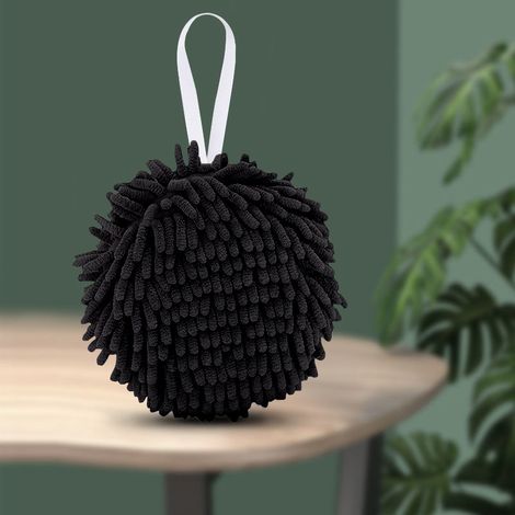 Serviette De Main Suspendue - Éponge Intégrée Absorbante - Pour Cuisine Et Salle De Bain - Lot De 1 (1/2)