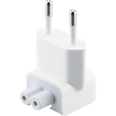 Tête De Canard Adaptateur Chargeur USB Chargeur pour MacBook Power Chargeur AC Détachable Electrique Euro EU Plug (Blanc) (1/5)
