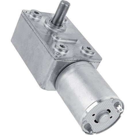 Moteur à vis sans fin réversible haute torsion 12V DC réducteur 5 tours/min (1/5)