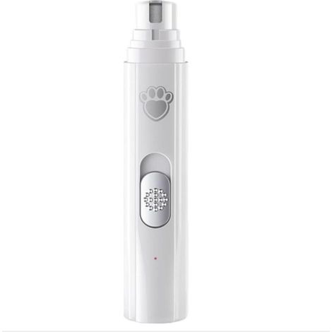 Broyeur à ongles pour chat, coupe ongles électrique pour chien,Lime à ongles pour chien rechargeable Vernis à ongles pour chien à 2 vitesses, lime à ongles pour animaux de compagnie à faible bruit (1/5)