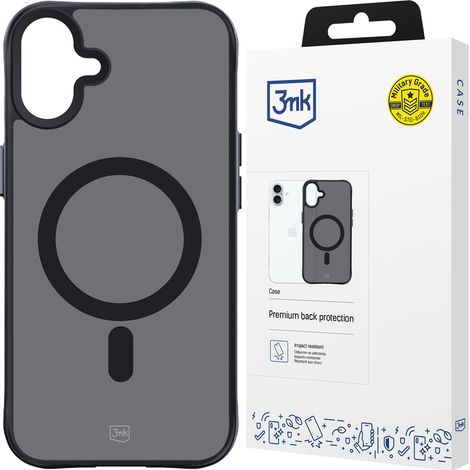Funda MagCase 3mk color humo para Apple iPhone 16