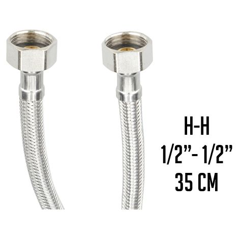 LATIGUILLO INOX. H1/2" X H1/2" 35 CM