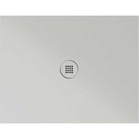 Receveur de douche rectangulaire en céramique 90x70x2cm, cenere mat