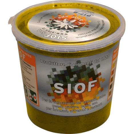 COLORANTE OSSIDO FERRO GIALLO FIORE 667-B 500GR SIOF