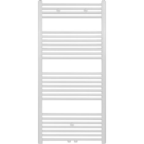 Badheizkörper - Mittelanschluss Weiß - 1400 x 600 (HxB)-754W Badheizkörper - Mittelanschluss Weiß - 1400 x 600 (HxB)-754W (1/2)