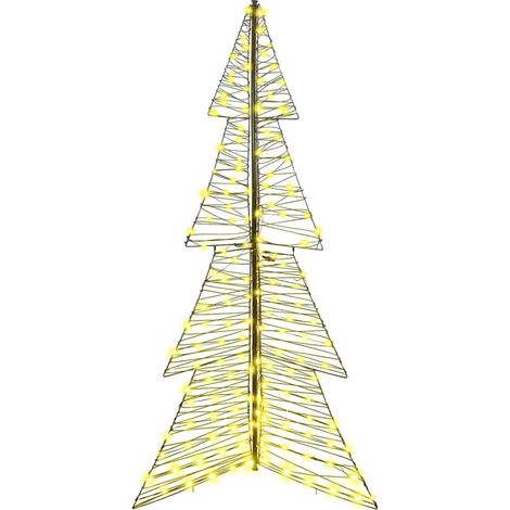 Sapin de Noël,Arbre de Noël avec 240 LED Blanc chaud 180 cm Rotin CFW62717 (1/5)