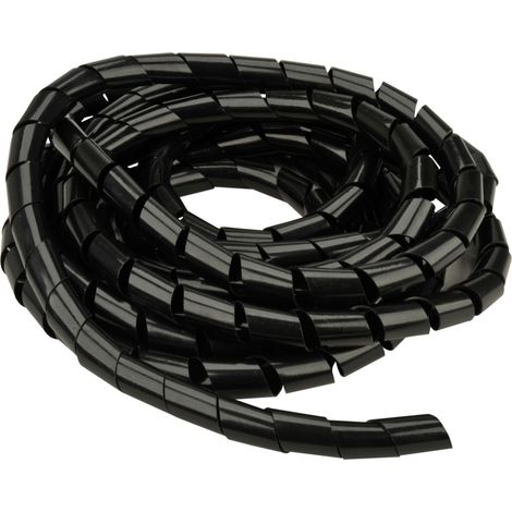 Unitec Spiralschlauch Ø 15 mm schwarz 10 m Spiralschlauch