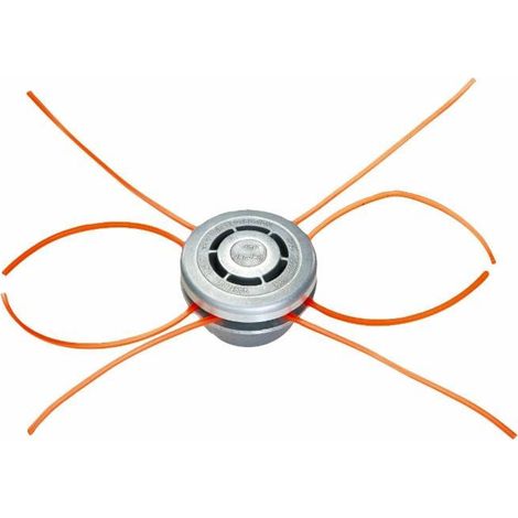 Lem Select – Tête multifil universelle en aluminium – 4 fils – Compatible débroussailleuses – Livrée avec kit de rondelles et fils