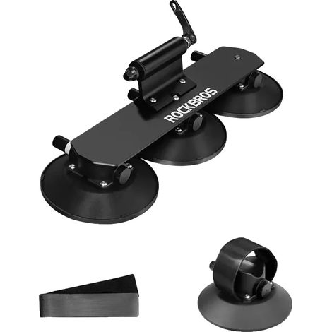Portabicicletas de montaje rápido en el techo, con capacidad para 2 bicicletas, XP1001BK (1/2)