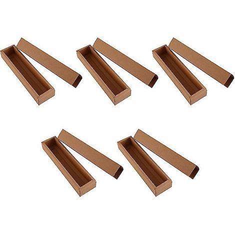 10 Macaron-Boxen aus Kraftpapier