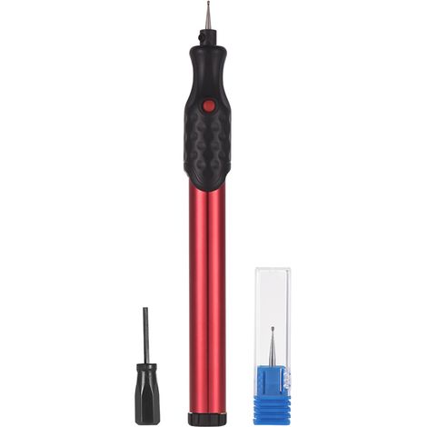 Lápiz de micrograbado eléctrico inalámbrico, kit de bricolaje con punta de diamante de repuesto para joyería, metal, vidrio, plástico, madera, cerámica y piedra. (1/5)