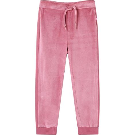 vidaXL Pantalones de chándal infantiles color frambuesa 92 (1/4)