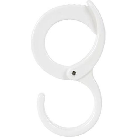 6pcs/Set Portable Tabletop Desk Hook for Handbag Purse School Bag Hook Hanger Desk Office Table Organizer Bag Holder S-Shaped (1/5)