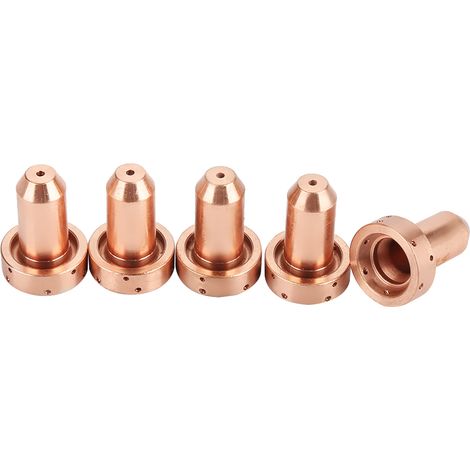 5 pièces buses et embouts plasma 100A 9-8212 pour torche de découpe SL60-100 - consommables de rechange (1/5)
