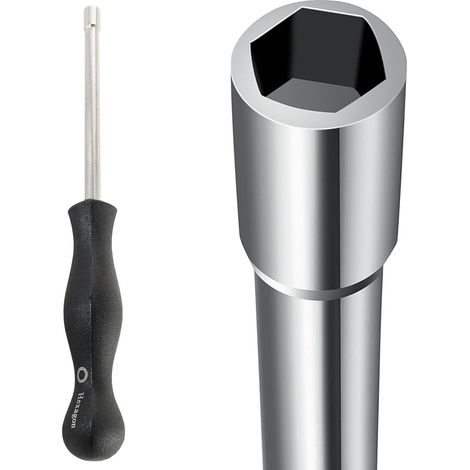 Tournevis hexagonal 4 mm Outil de réglage de carburateur pour 2 petits moteurs à cycle commun pour Stihl pour Poulan pour Husqvarna Tronçonneuse Tondeuse Coupe-bordure