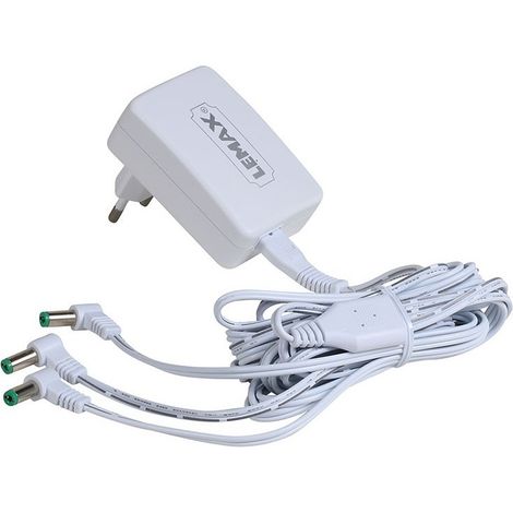 Fuente de alimentación de 4,5 V 3 salidas cable fijo blanco Gs Cód. 94564