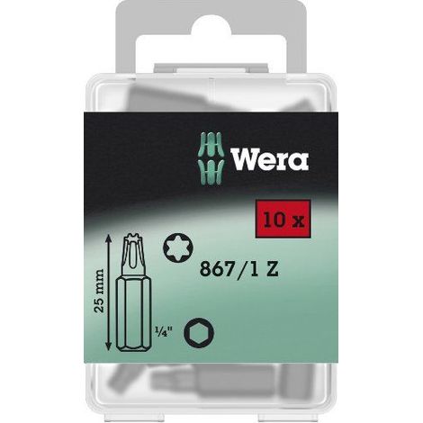 Wera 05072411001 Coffret d'embouts Torx 867/1 Z TX 30 (Import Allemagne) (1/3)