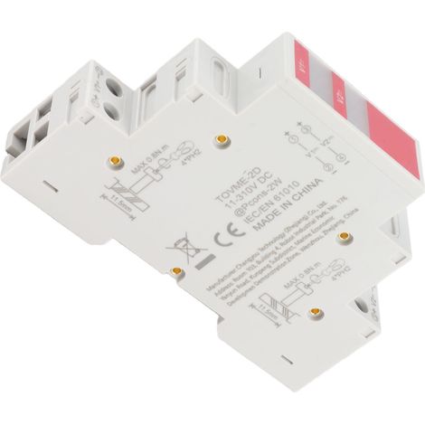 Voltmètre rail DIN DC 11V à 310V plage de tension écran LCD numérique compteur de tension montage sur rail DIN (1/5)