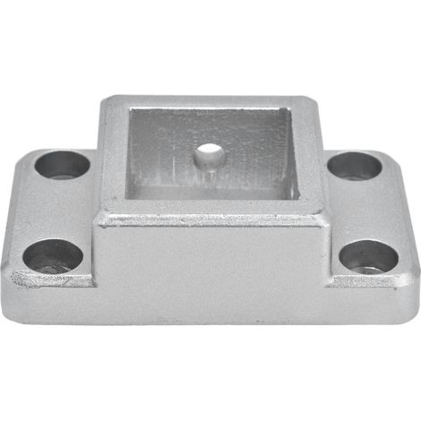 Connecteur pour profilés en aluminium, bloc de connexion à base fixe, accessoire d'angle carré à 2 voies
