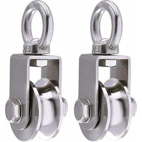 Paranco per funi in acciaio inox 304, carico massimo 500 kg -Crezuo