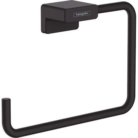 Hansgrohe AddStoris - Portasciugamani, nero opaco 41754670 (1/4)
