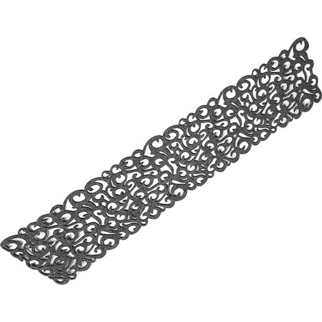 Nappe rectangulaire en feutre, chemin de table, sets de table, décoration intérieure (gris foncé)